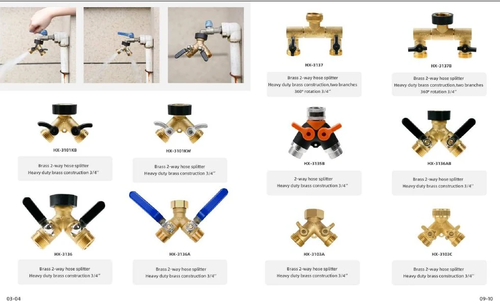 Multi-Way Hose Splitters